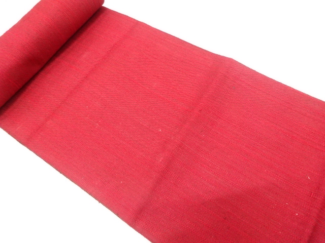 JAPANESE KIMONO / ANTIQUE BOLT FOR NAGOYA OBI / SILK / MAWATA TSUMUGI